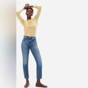 Everlane Japanese Denim Cheeky Jean - Size 32 crop